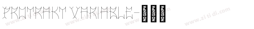 Protrakt Variable字体转换 Protrakt Variable字体转换